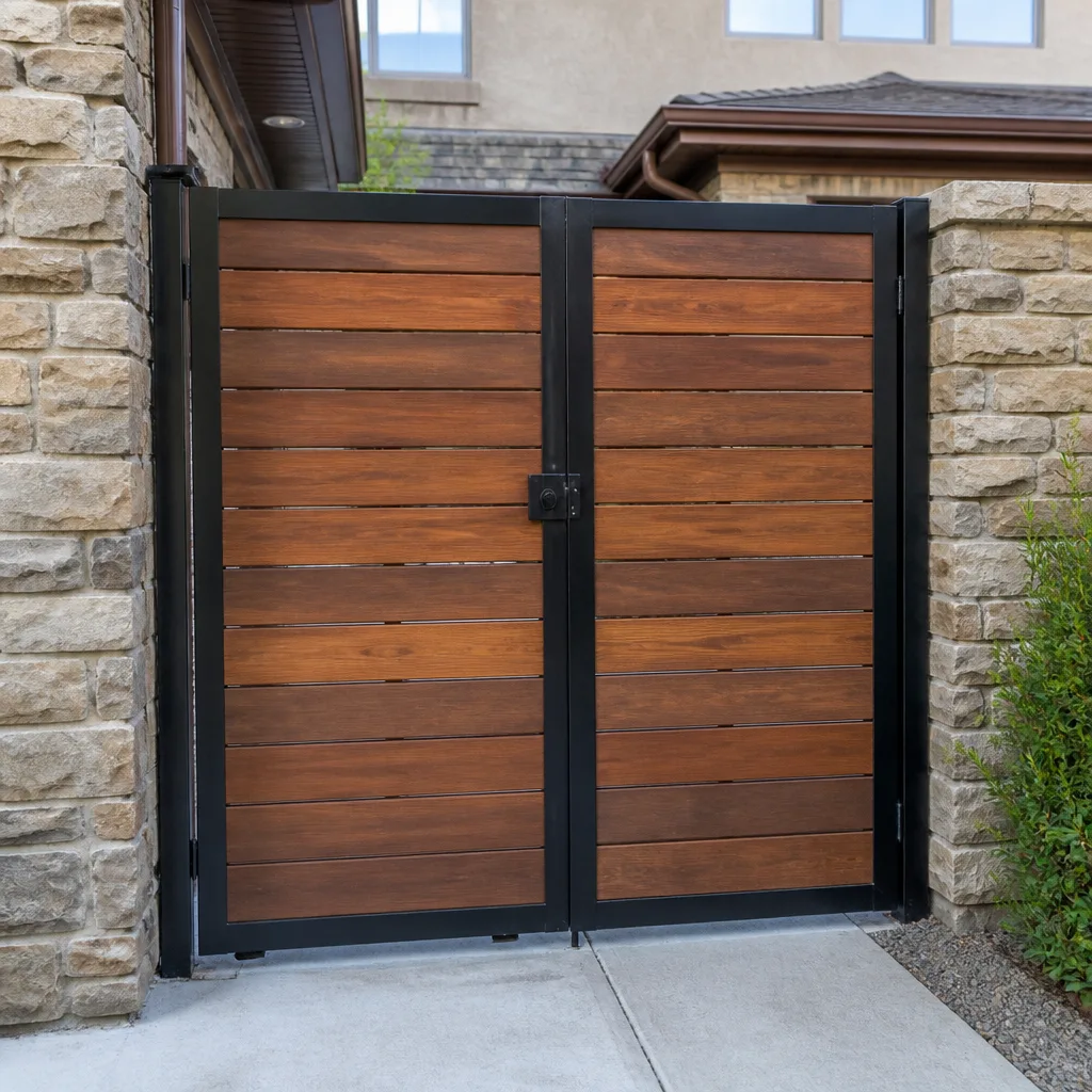 Wood & steel frame